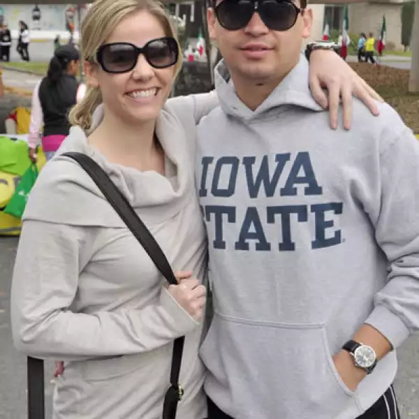Ángela Cox y Fernando Treviño