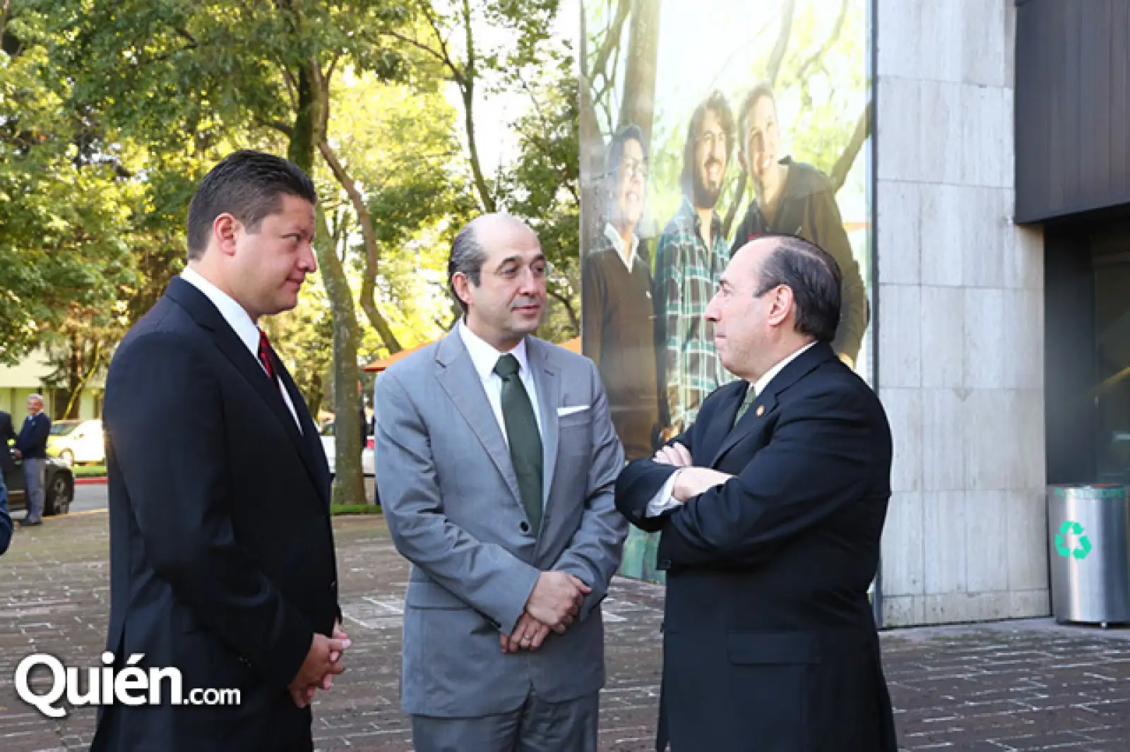 César Gómez Monge, Dr. Eduardo González Pier y Dr. Tomás Barrientos