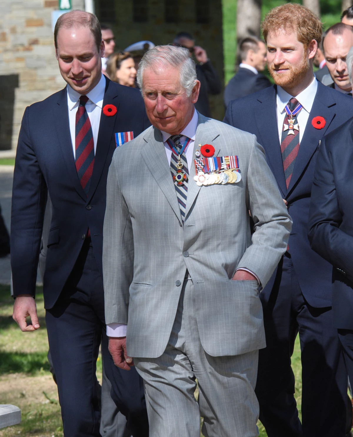 William, Carlos y Harry