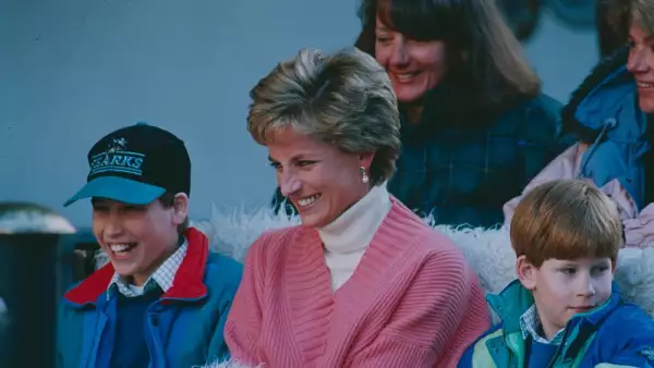 Príncipe William, Lady Di y el príncipe Harry