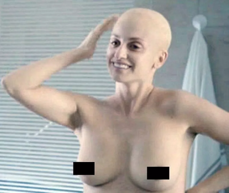 La actriz se enfrentó a uno de los retos más grandes al interpretar a una mujer con cáncer de mama.