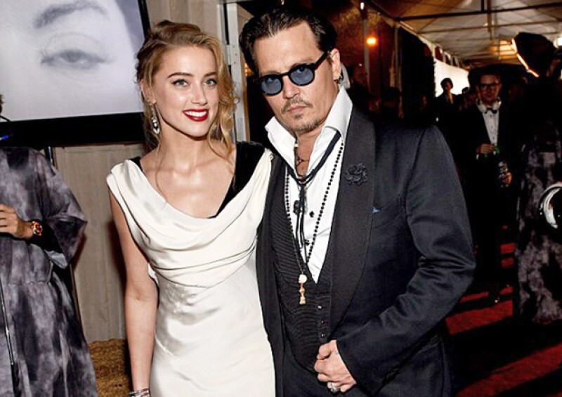 Johnny Depp y Amber Heard son marido y mujer.