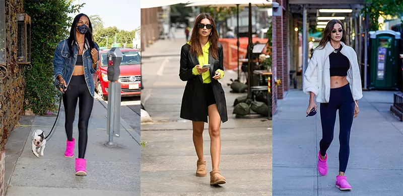 Foto: Ugg; Jasmine Tookes, Emily Ratajkowski, Irina Shayk