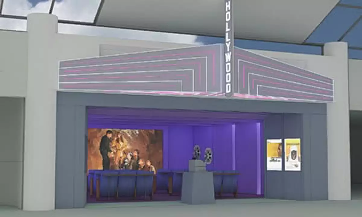 La sala de cine que se colocará en el aeropuerto de Portland tendrá un estilo vintage. (Foto: Cortesía/ Hollywood Theatre )