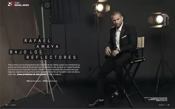 El actor luce espectacular en las fotos a cargo de Uriel Santana.