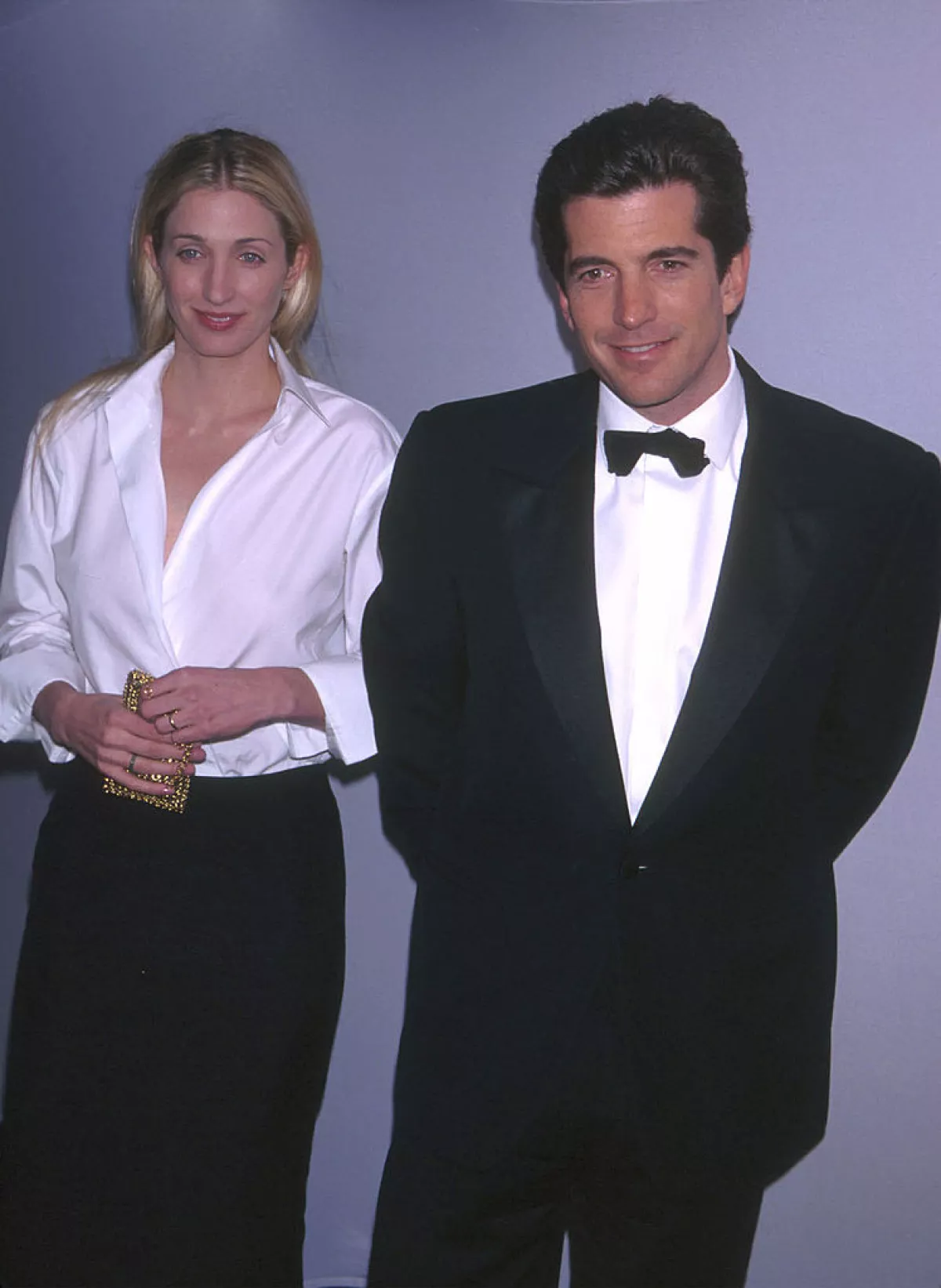John Kennedy Jr. with wife Carolyn Besset