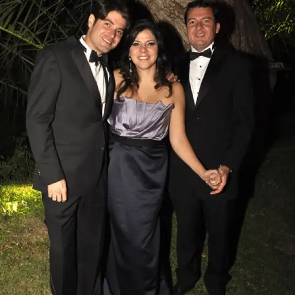Rodrigo y Dulce Espelosin con Javier Camarena