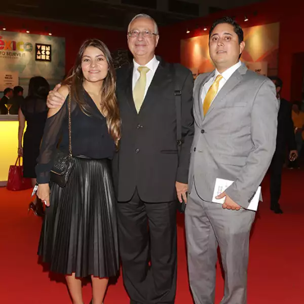 Ana Camarena, David Amoir y Jorge Enriquez