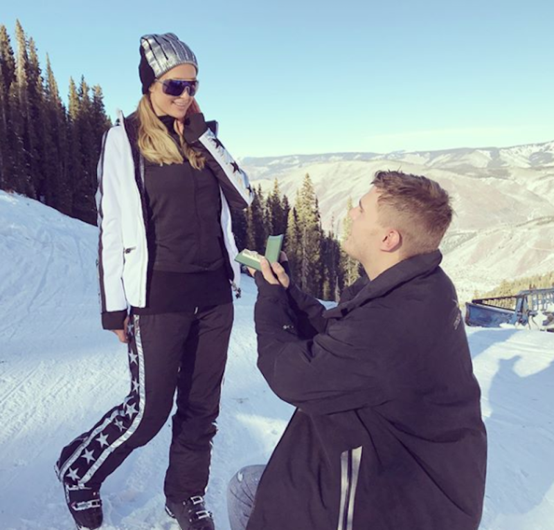 Paris y Chris en Colorado.