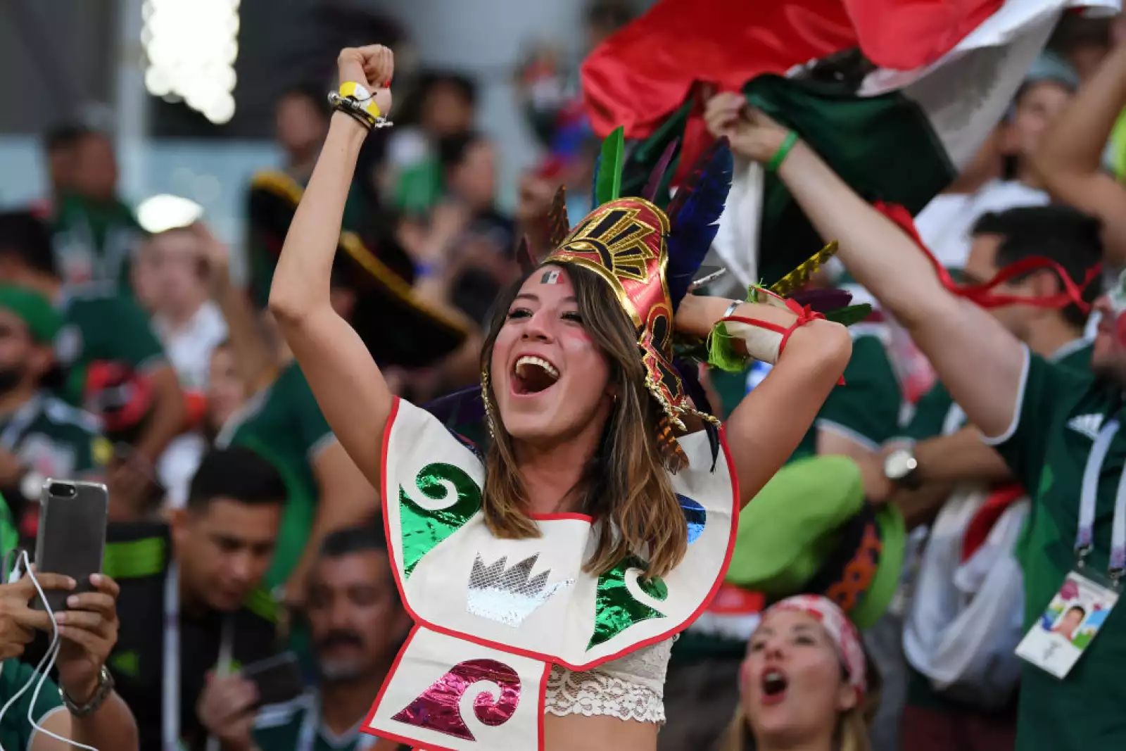 Mexicanos en el Mundial de Rusia 2018.