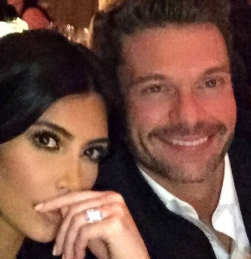 Kim celebró junto a Ryan el cumpleaños del conductor.