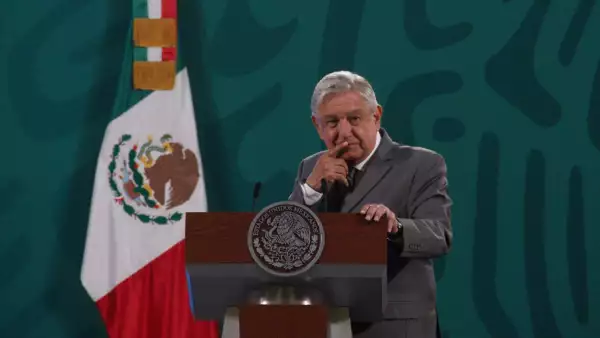 Andrés Manuel López Obrador, presidente de México, durante la conferencia matutina dedicada al tema de salud que se lleva a cabo en Palacio Nacional. Se destacó el tema de la aplicación y distribución de la vacuna contra COVID-19.