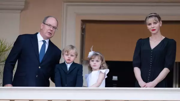 Príncipe Alberto, príncipe Jacques, princesa Gabrielle y Charléne de Mónaco