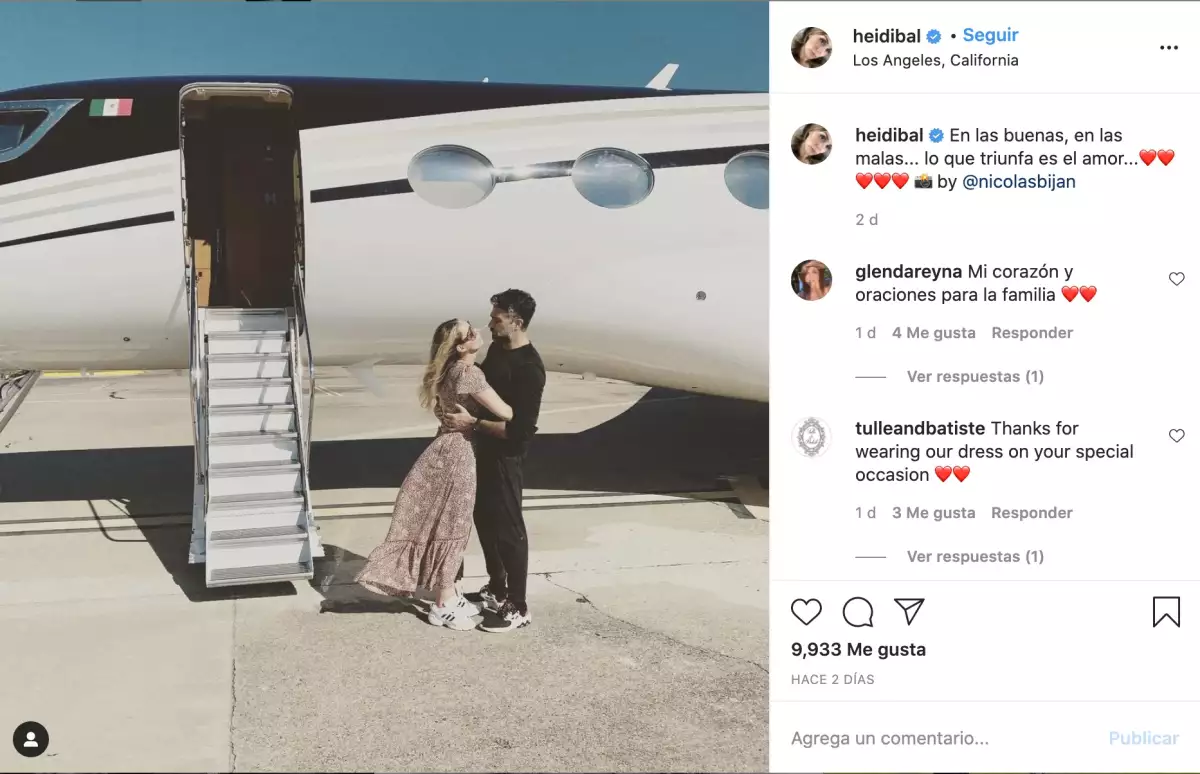 Heidi Balvanera y Jaime Camil