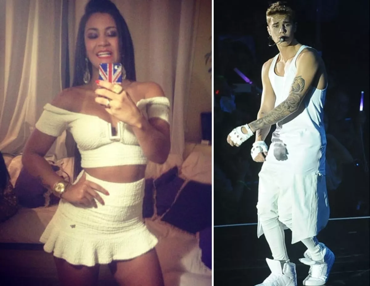 La modelo dio detalles de la noche que pasó a lado de Bieber.