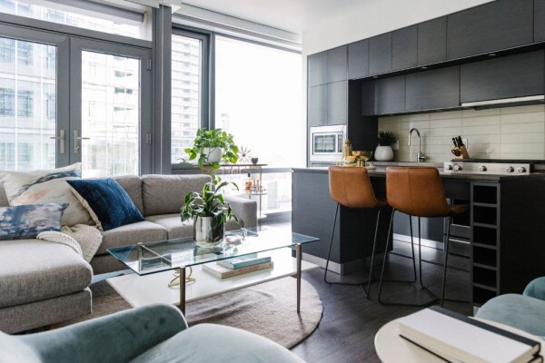 Cocina chic y moderna
