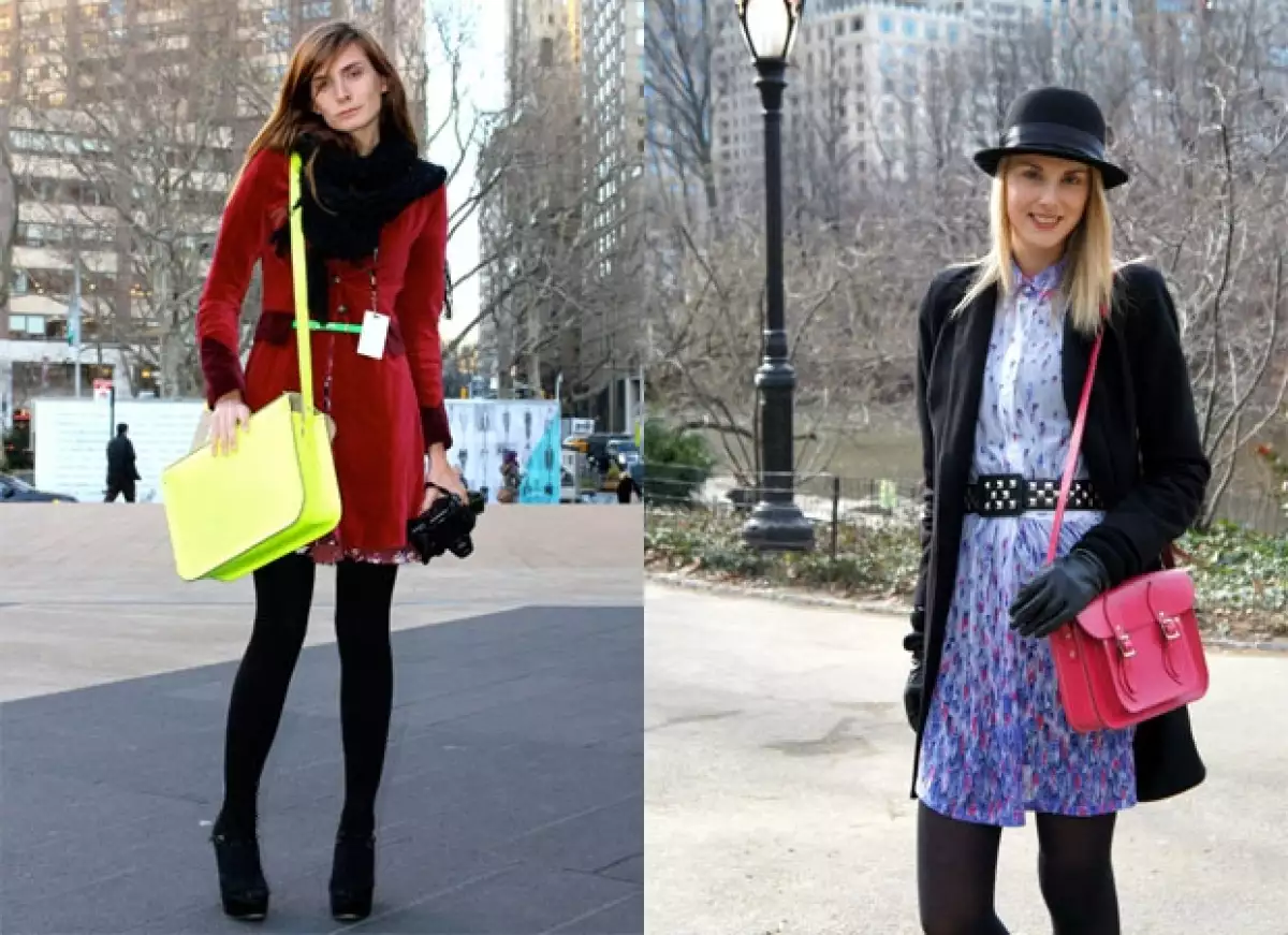 Fashionistas los llevan en la calle durante las presentaciones de Fashion Week.