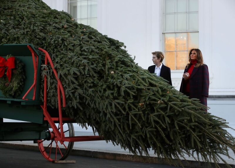 Melania Trump prepara la navidad en la Casa Blanca 3.jpg