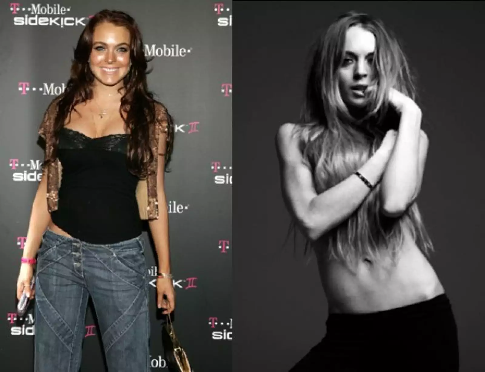 Lindsay Lohan ha dejado de lucir sus curvas, ahora está en los huesos.