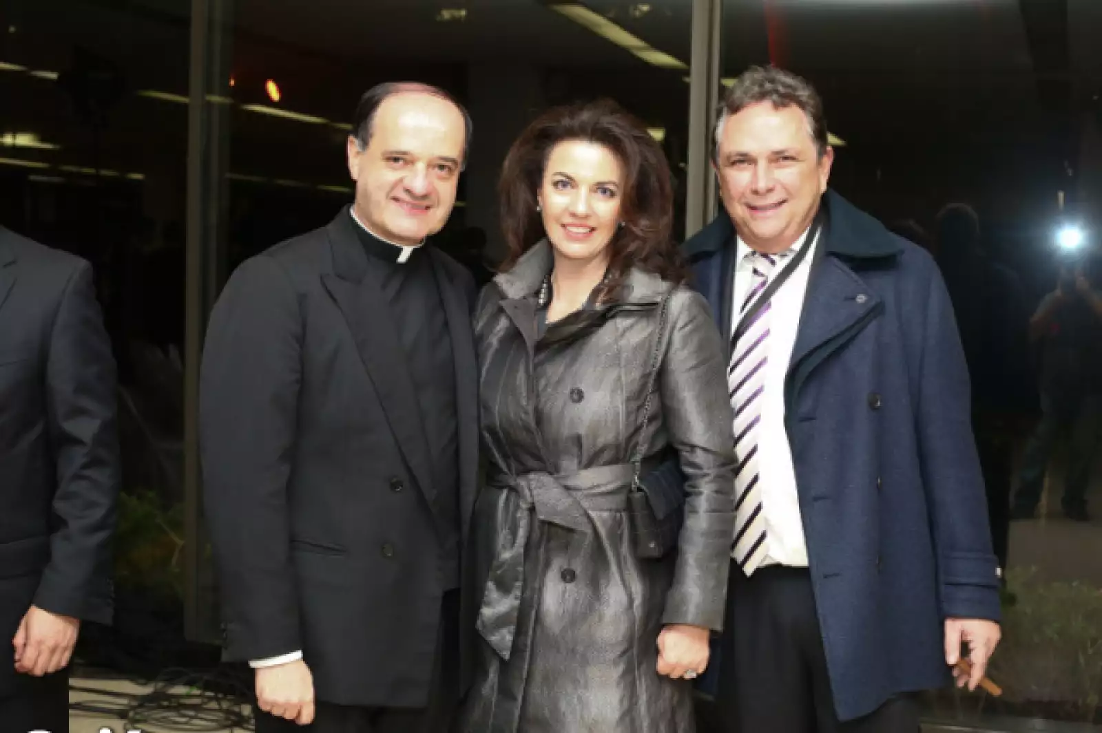 Padre Jesús Quirce, Teresa Cabal y  Carlos Cabal Peniche.