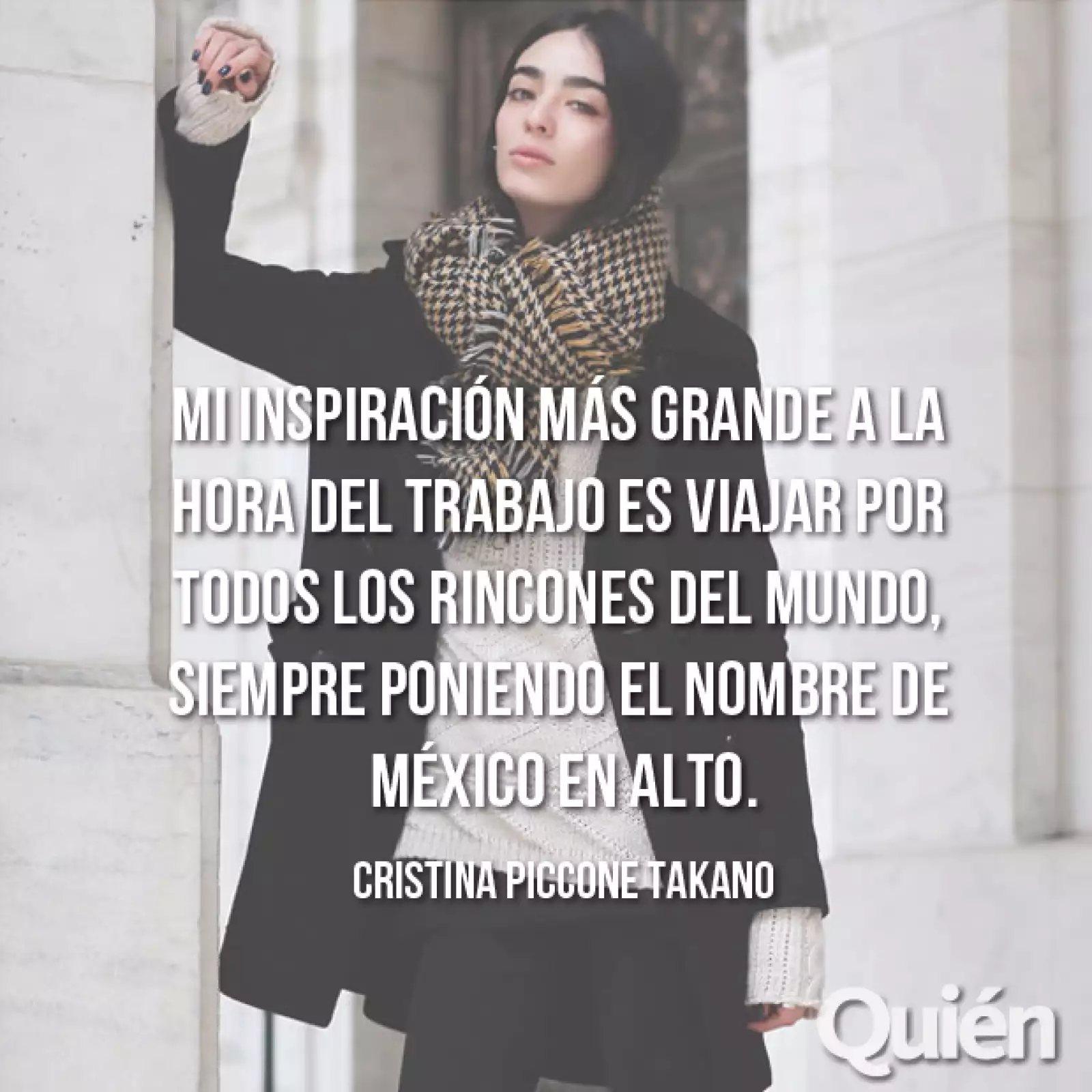 Cristina Piccone Takano, modelo. Marc Jacobs, Ruffian y Bottega Veneta la han llamado para sus desfiles.