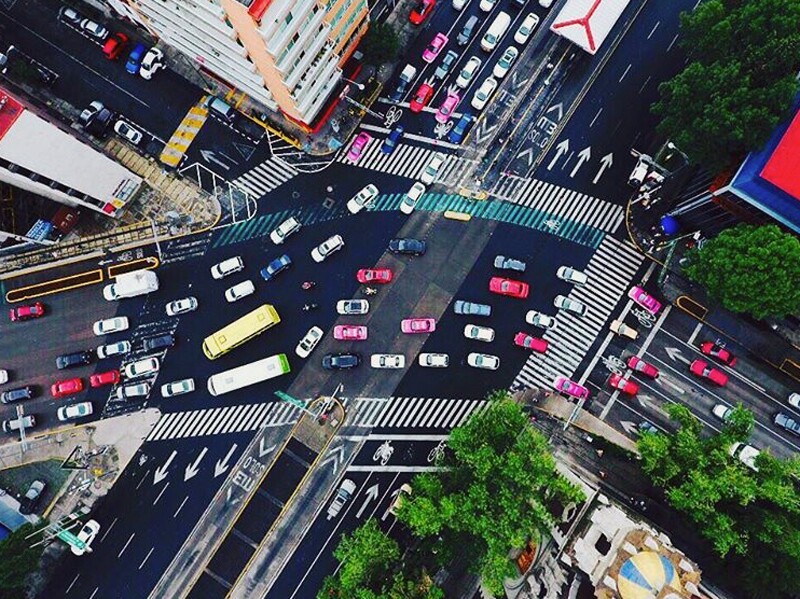 La ciudad vista desde los ojos de un drone