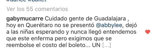 Comentario Abby Lee Miller