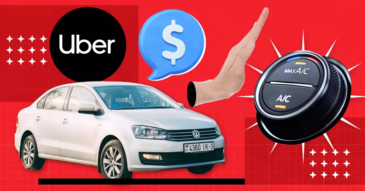 ¿El chofer de Uber cobra por aire acondicionado? Debes saber esto