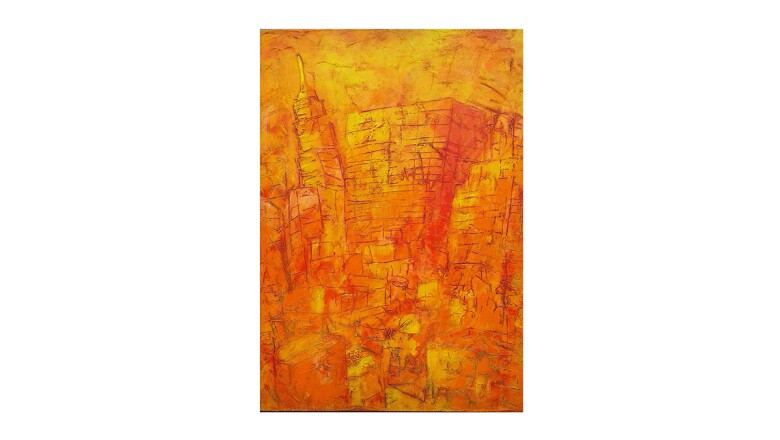 Atardecer en el centro (2015).
