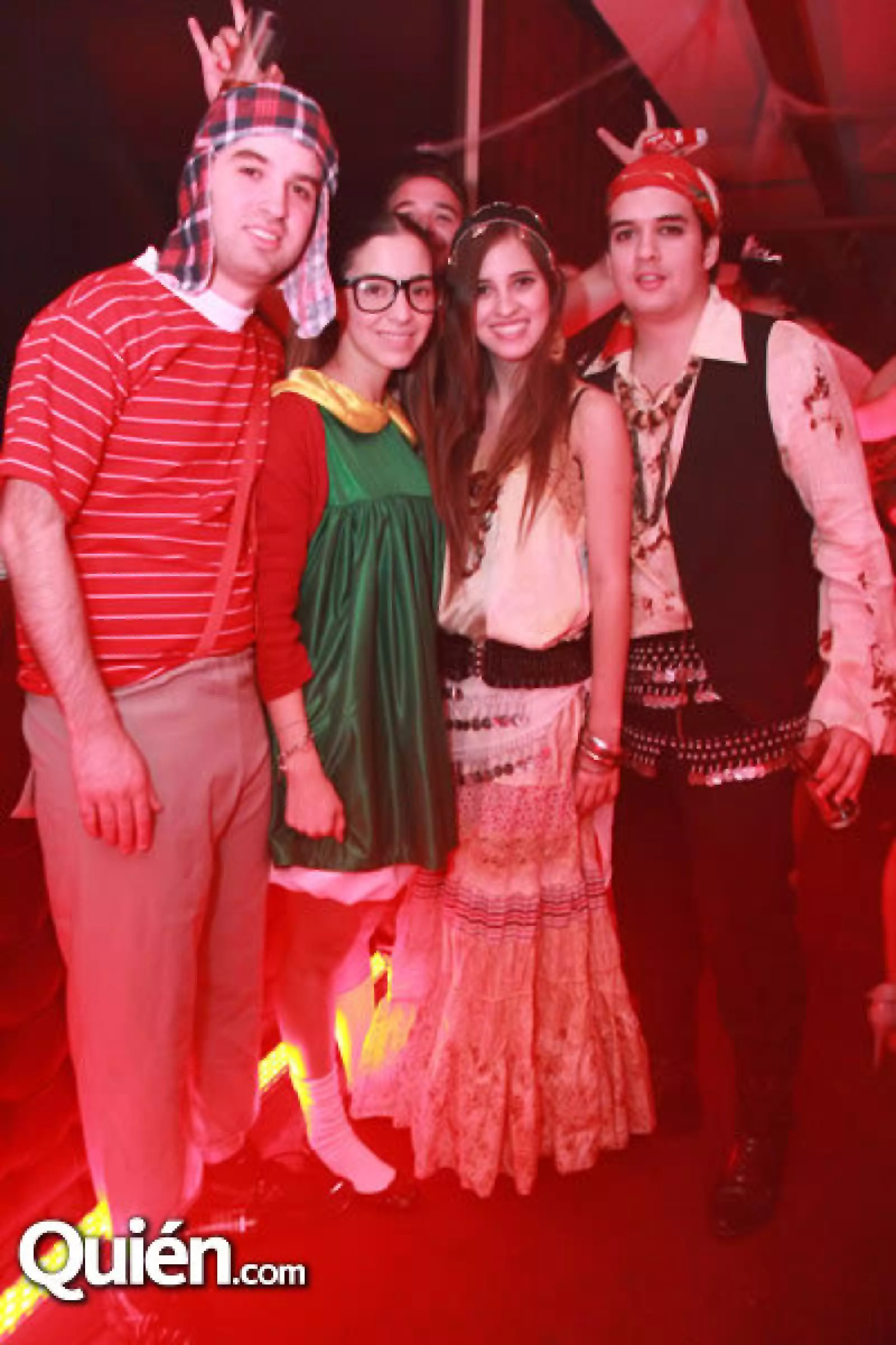 Alberto Garza,Karina Garza,Michell Palau y Elio Corona