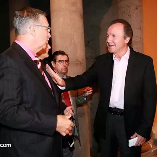 Ricardo Salinas y José Ignacio Suárez