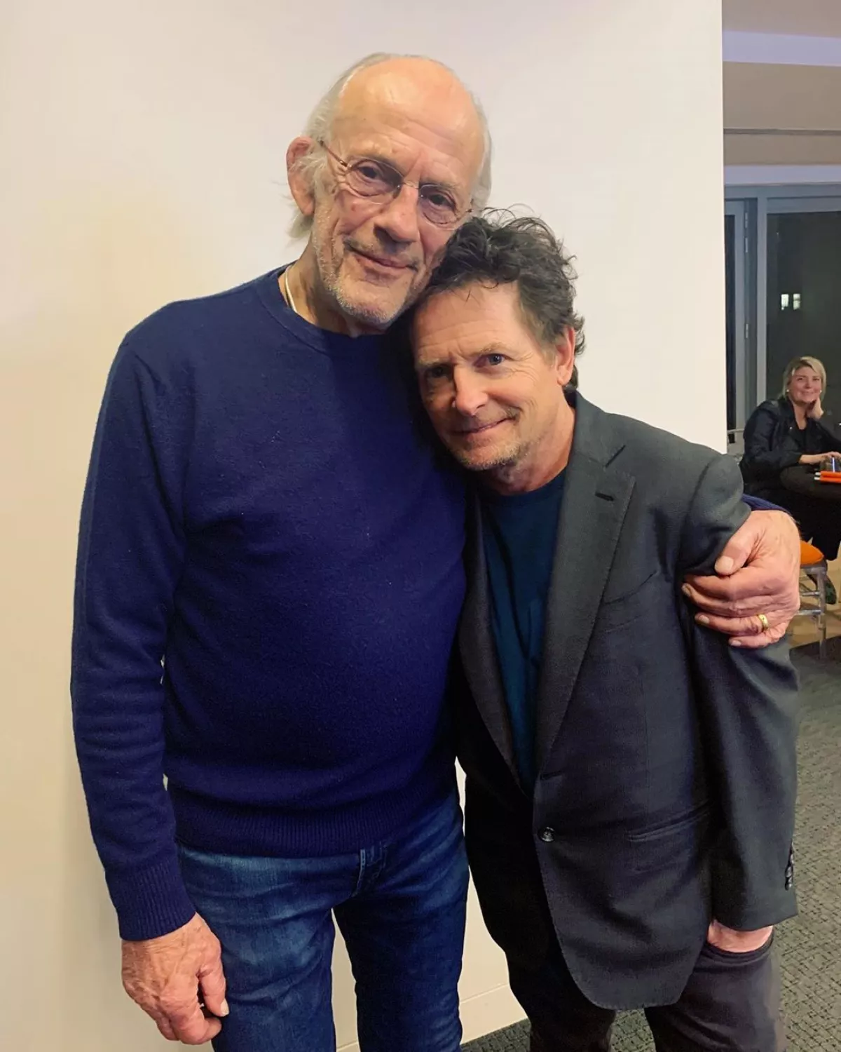 Christopher Lloyd y Michael J. Fox