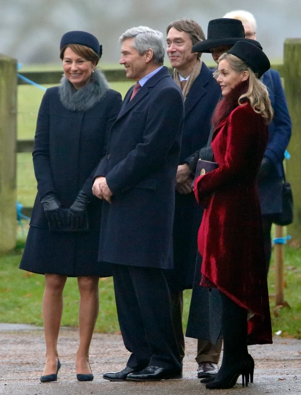 Members Of The Royal Family Attend St Mary Magdalene Church In Sandringham