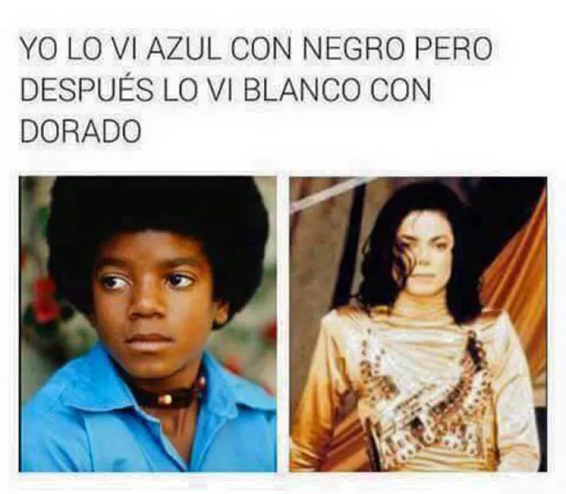 Desde ayer este vestido ha inundado las redes sociales al causar controversia por saber si es azul con negro o blanco con dorado, por lo que los memes no podían faltar.