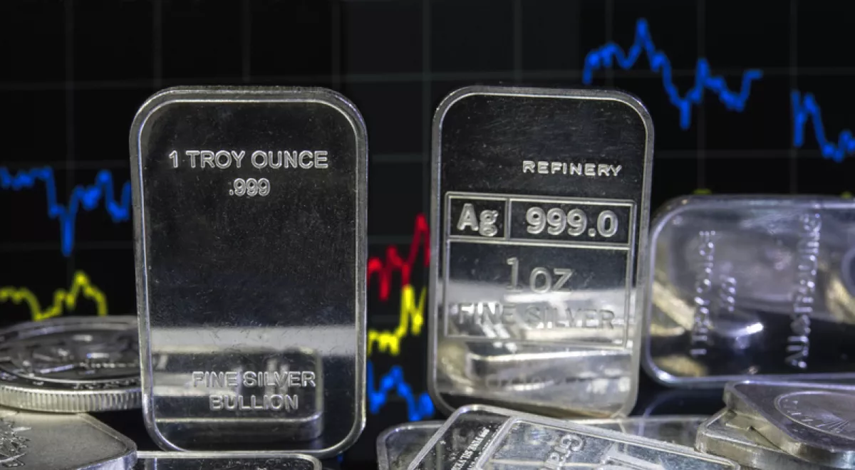 Graph and Silver bars