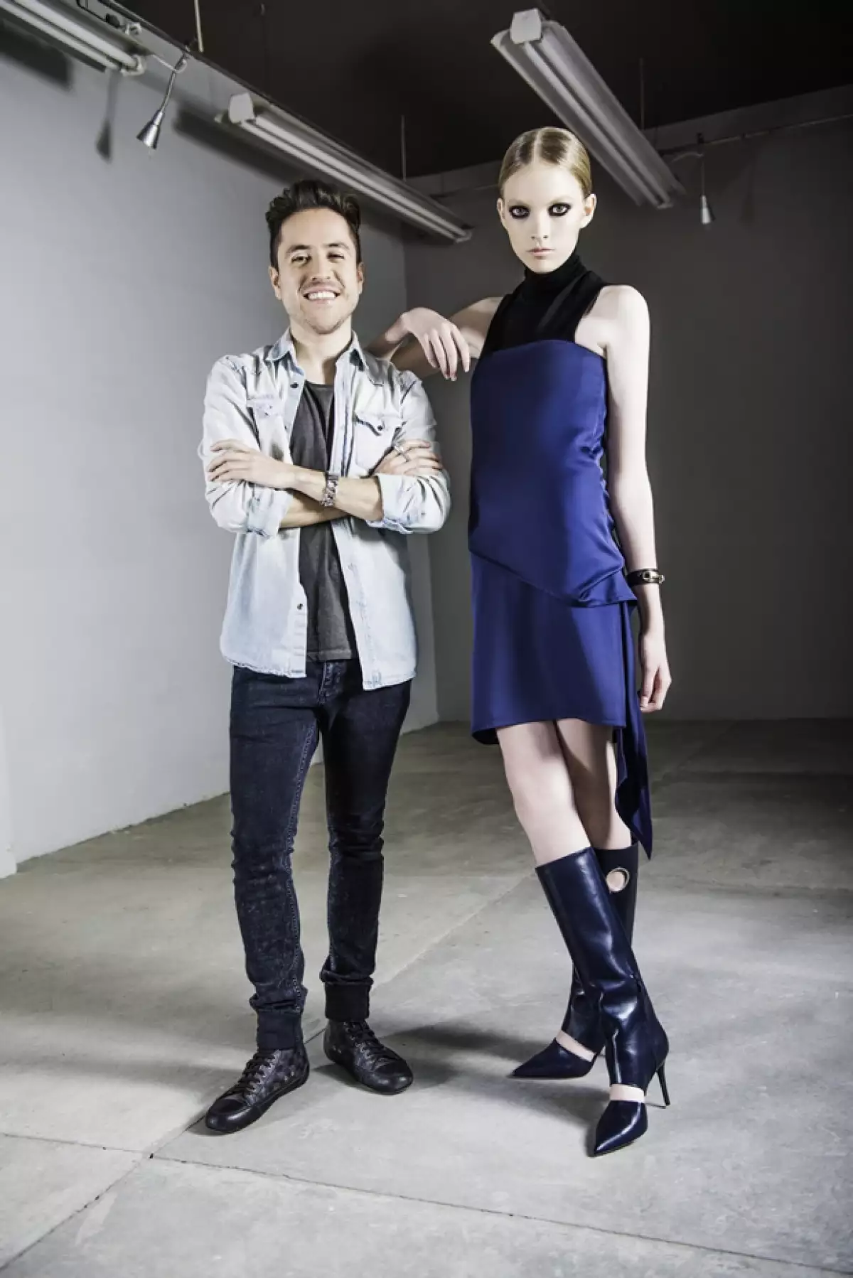 Álvaro Valadez con Ale Velazco