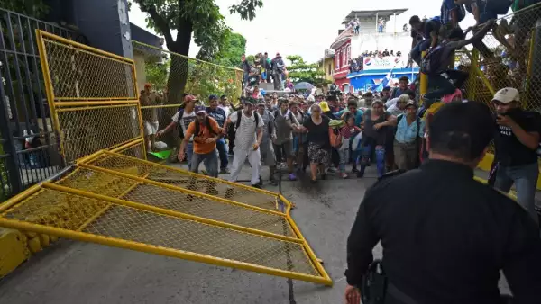 Migrantes centroamericanos en Guatemala