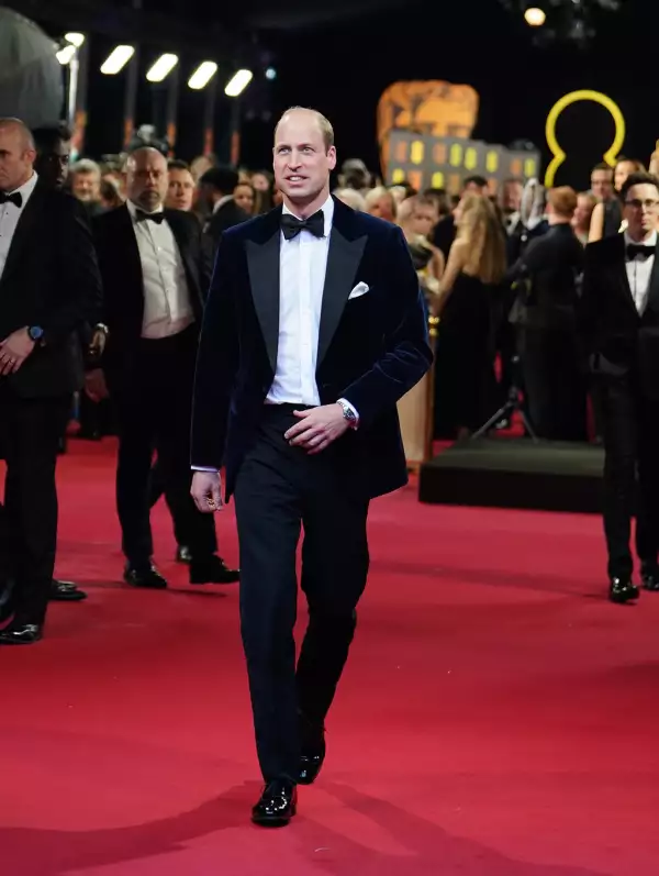 El príncipe William en los Premios BAFTA 2024