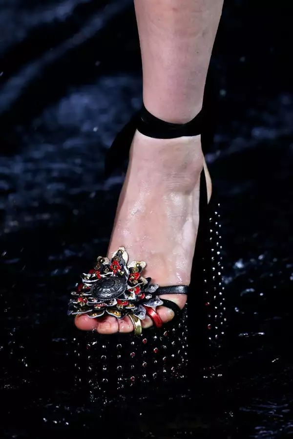 Saint Laurent show, Detail, Spring Summer 2019, Paris Fashion Week, France - 25 Sep 2018