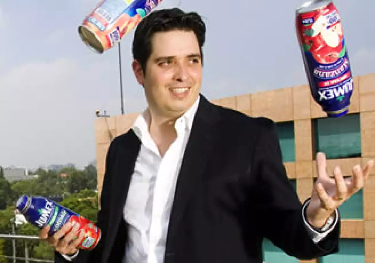 Rodrigo Mondragón Campero, gerente de Mercadotecnia Jugos y Néctares de Jumex. (Foto: Gilberto Contreras)
