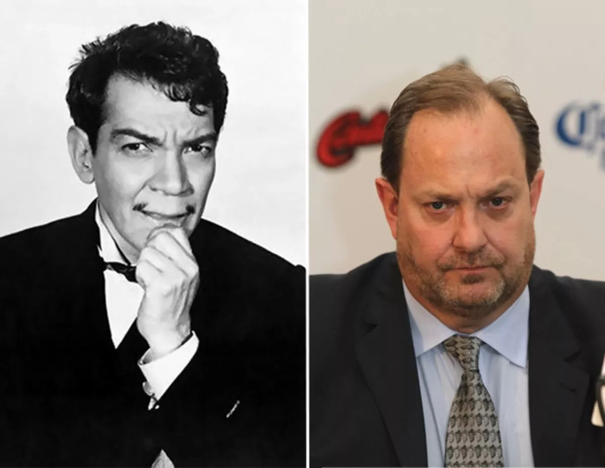 Mario Moreno `Cantinflas´(Izq.) adoptó a Mario Moreno Ivanova (Der.)