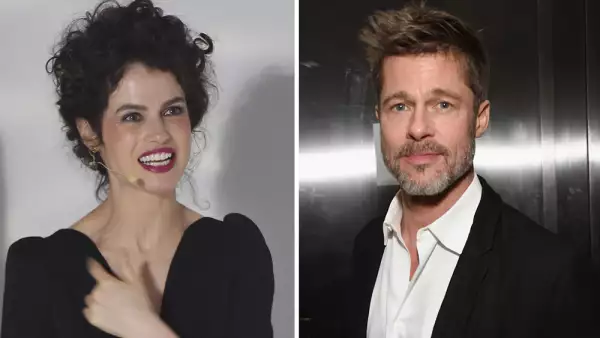 Neri Oxman y Brad Pitt