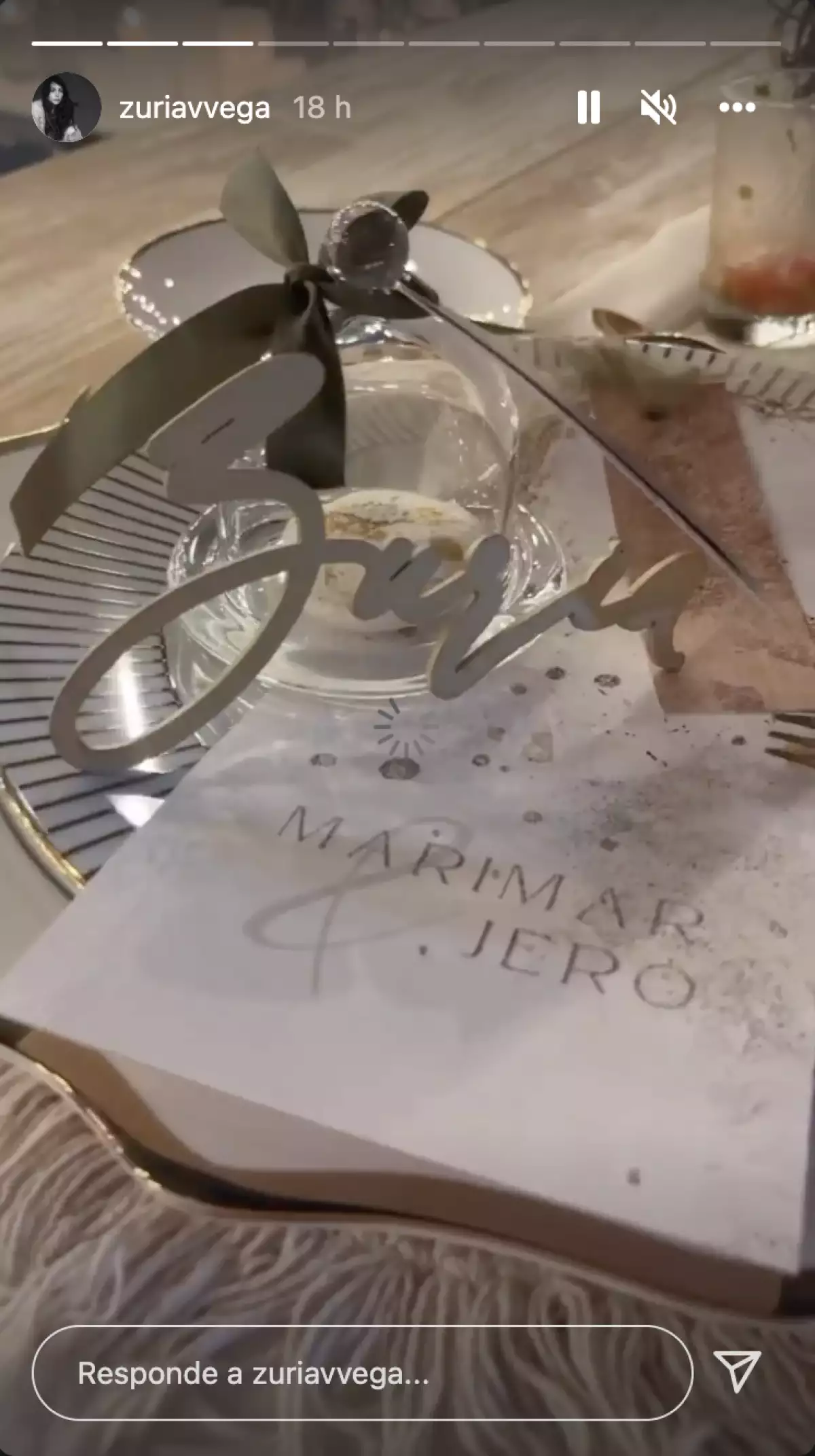 Detalles de la boda de Marimar Vega y Jerónimo Rodríguez