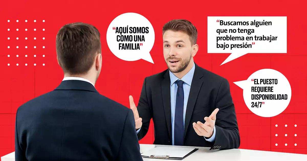 “Tolerancia a la frustración”: las frases que delatan una mala oferta laboral