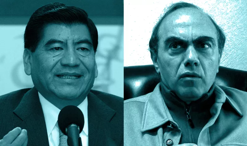 Mario Marín y Kamel Nacif