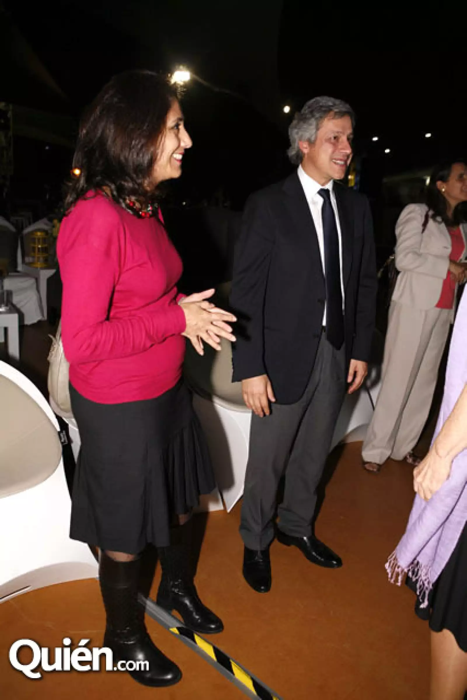 Mercedes Caso y Claudio X. González