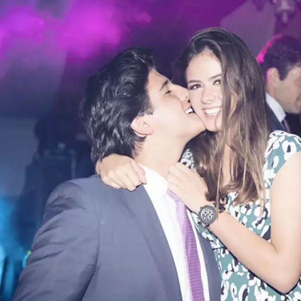 Nicole lleva un año con su novio.