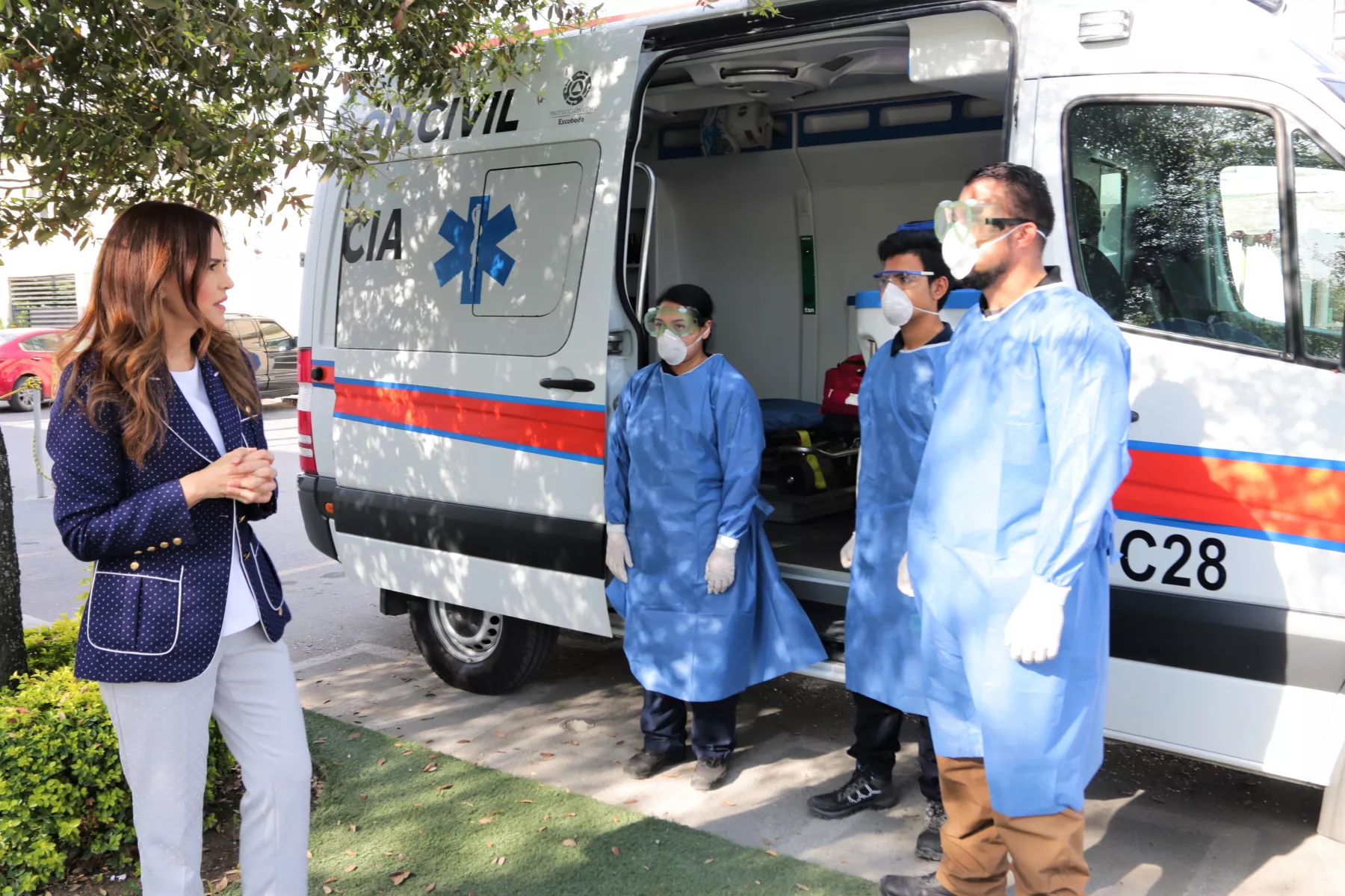 Escobedo ambulancia coronavirus