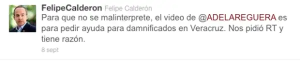 El Presidente le hizo promoción a su causa.