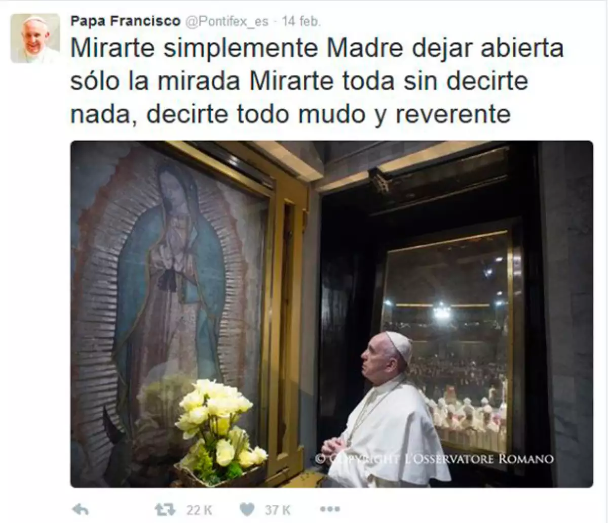 La visita a Basílica de Guadalupe fue uno de los momentos memorables del viaje del Papa a México.